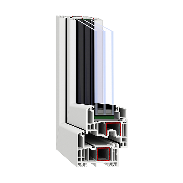Fensterschnitt Kunststoff